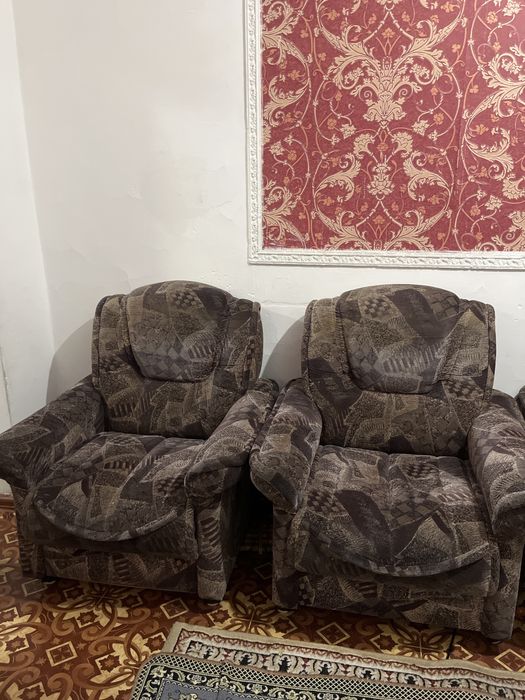 Диван трансформер с креслами