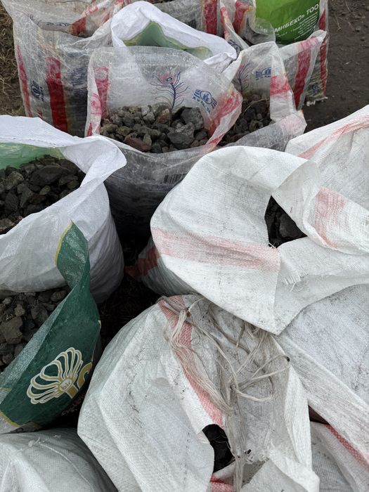 Щебень в мешках 400тг мешок