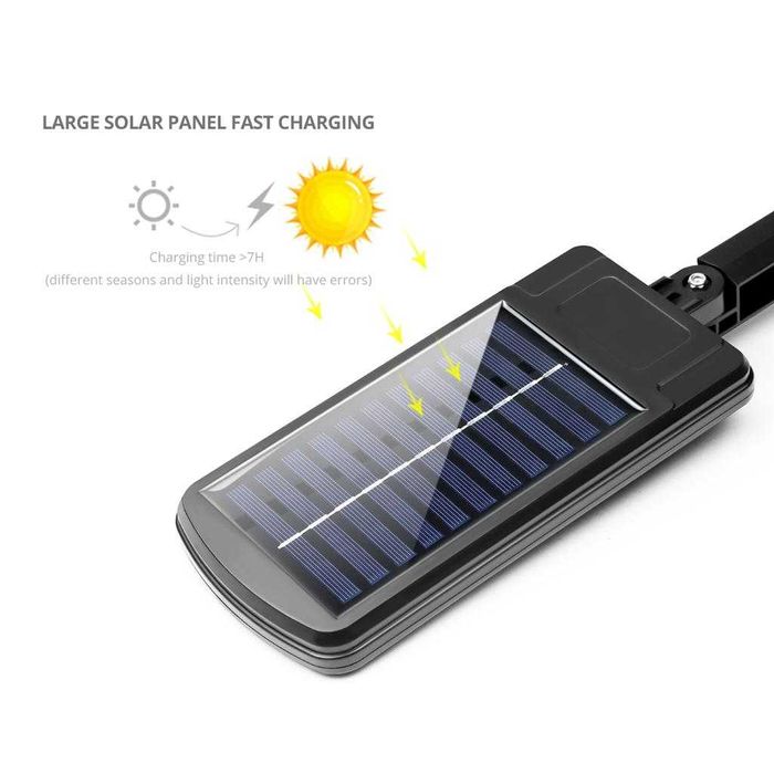 Set 4 lampi solare de 100 w fiecare cu lupa, Transport 0