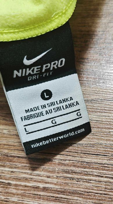 Nike Dri Fit Оригинална дамска фланелка с качулка размер L