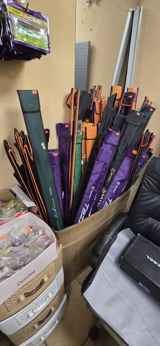 Рибарски такъми воблери, блесни, карбонови спининги и други