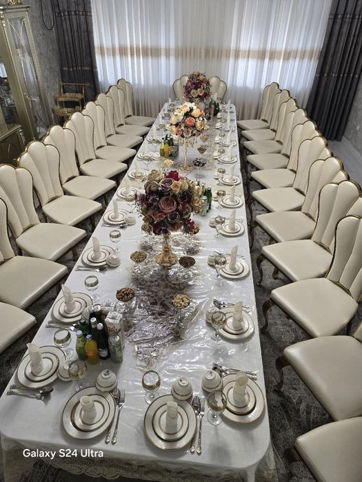 Prokat Qozon oʻchoq 50 kg 20 kg Stol Stul Chinni idishlar Prakat