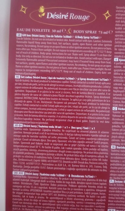 Set cadou parfum și deodorant