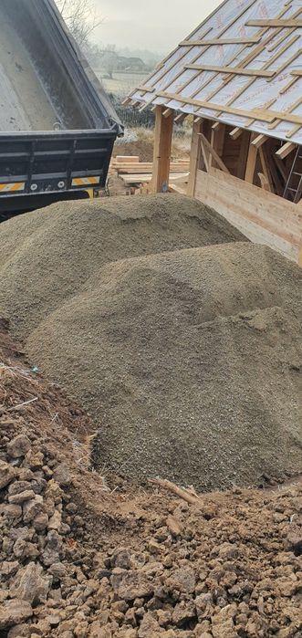 Balast, nisip, sorturi, amestec, pământ vegetal, pământ pentru umplutu