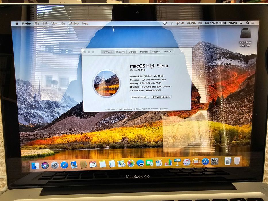 MacBook Pro 13 инча 2010 лаптоп