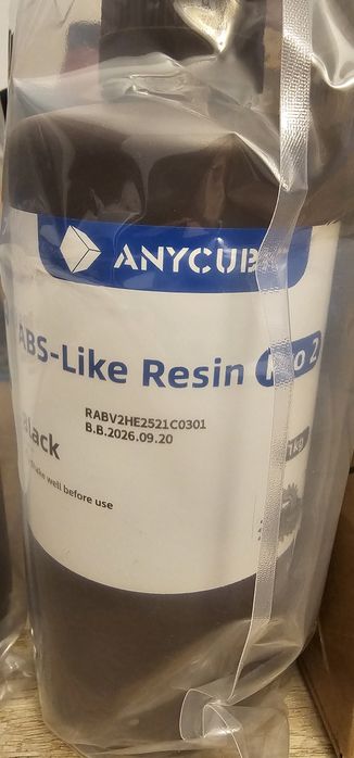 Rășină Anycubic pentru imprimantă 3D – flacon nou, sigilat