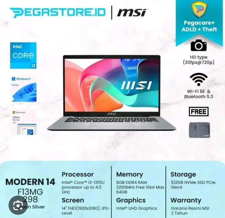 MSI Modern Notebook asus acer samsung apple dell