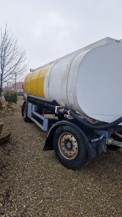Remorca tip cisterna aluminiu - inox