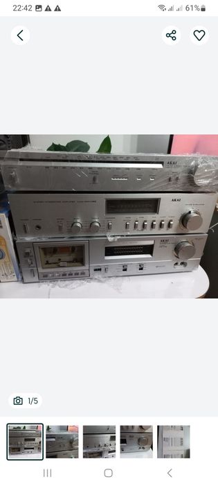 Akai cs-f9 ak-k11l si amu33 linie audio vintage retro colectie