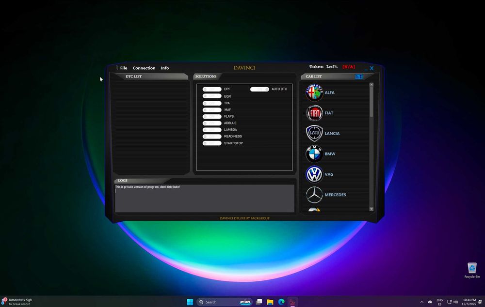 DaVinci Deluxe 1.0.37 -  ECU TUNNING SOLUTIONS V1.01 - ECU Remap EGR DPF SCR NOX