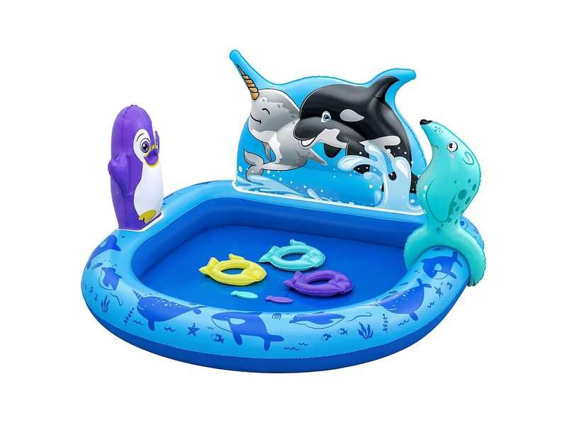 НОВИ! Детски надуваем басейн център Bestway Polar Pals