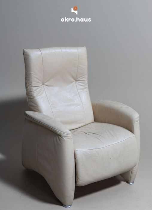 Colțar  crem  piele- extensibil