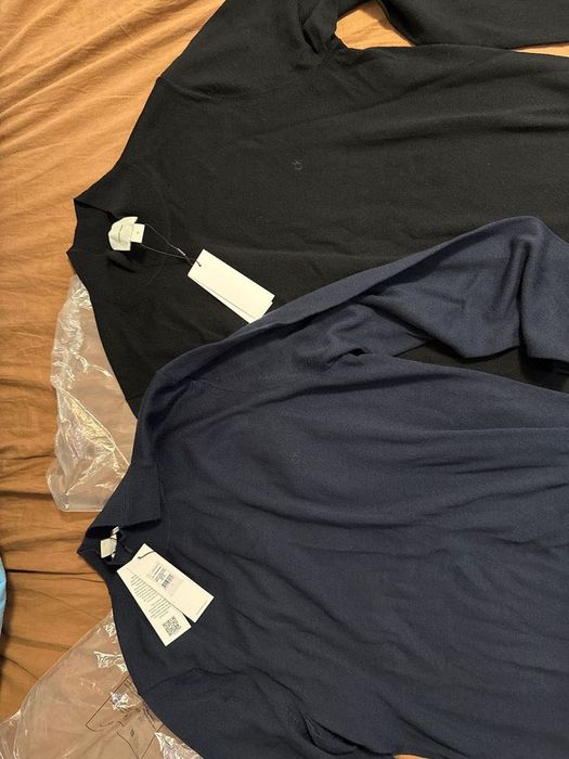 Pulover mock neck Calvin Klein lana merino marimea S