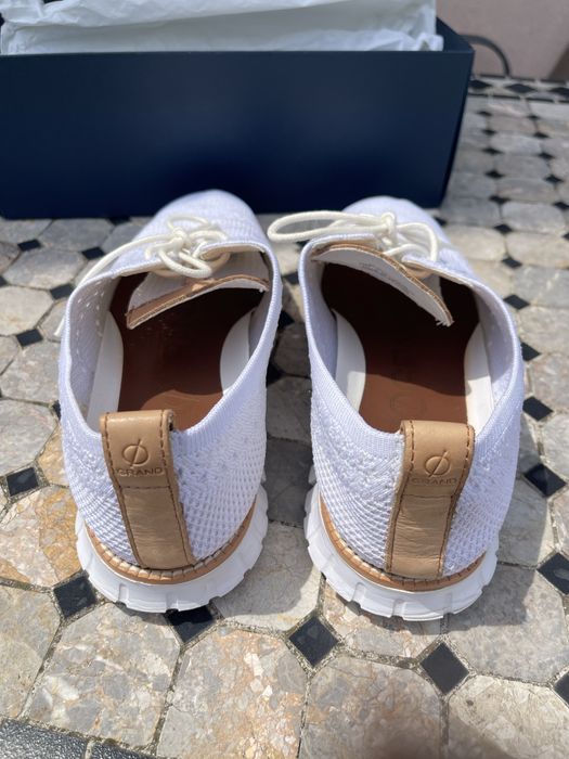 Mocasini de vara albi Cole Haan - marimea 44 - stare foarte buna