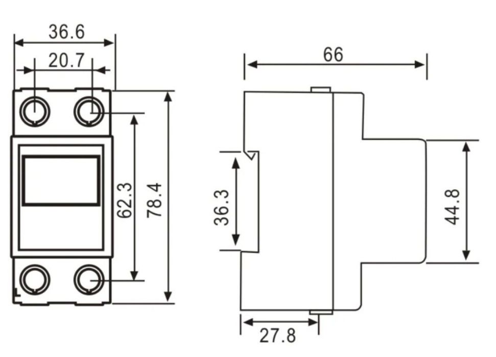 4в1 контролен електромер, ватметър, волтметър, kWh, разход на енергия