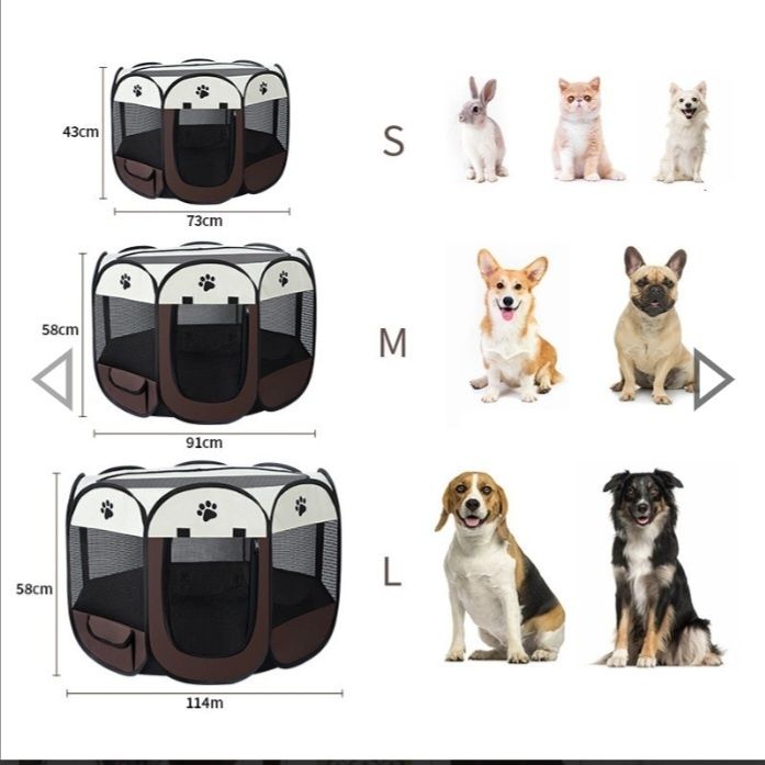 Сгъваема кошара за кучета и котки