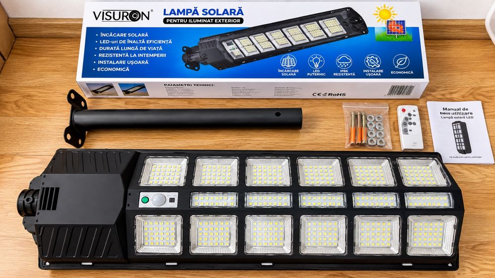 Lampa solara LED  3000W cu IP66