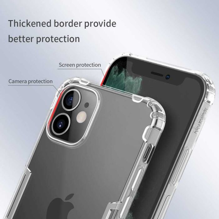 Силиконов гръб Nillkin Nature за iPhone 12 Mini, iPhone 12,12 Pro