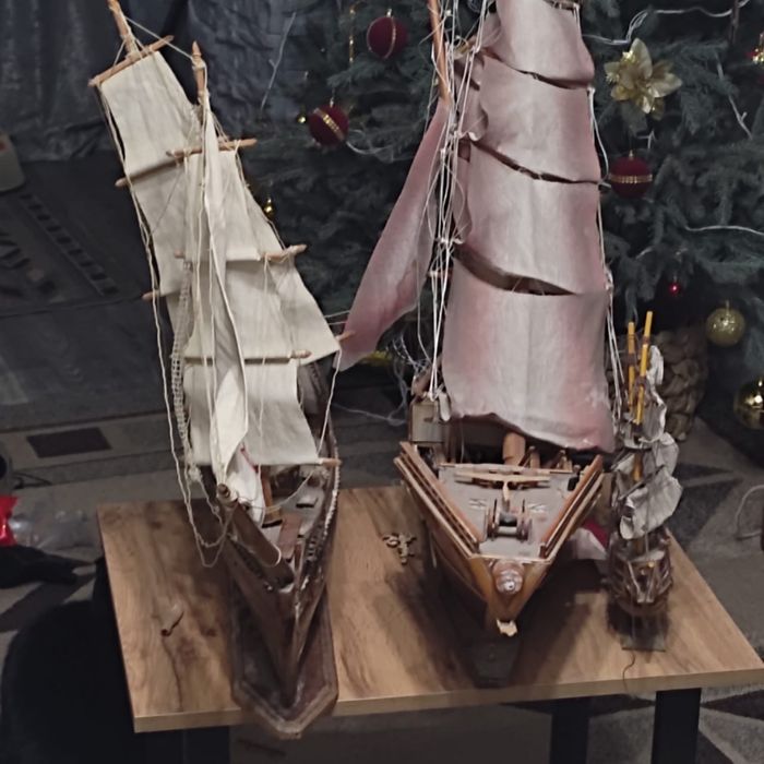 Корабли деревяные