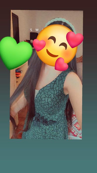 Официялна рокля зелена