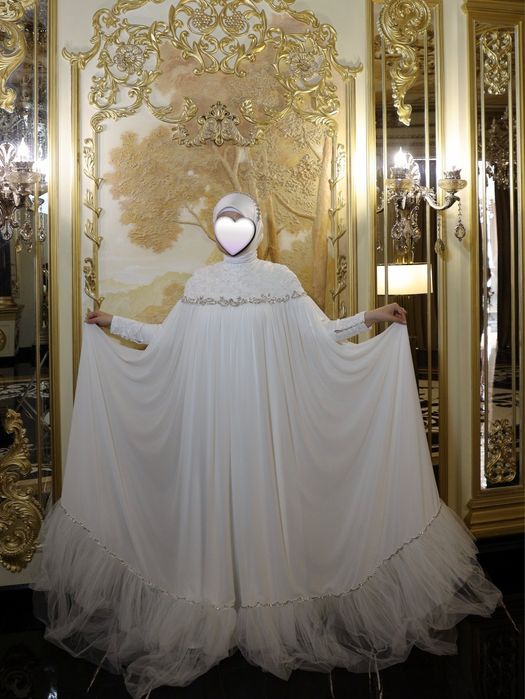 Muslima Kelinlar uchun oq koylak to'y libosi srochna sotiladi