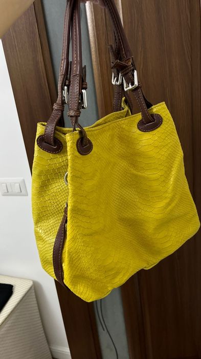 Geantă piele naturala