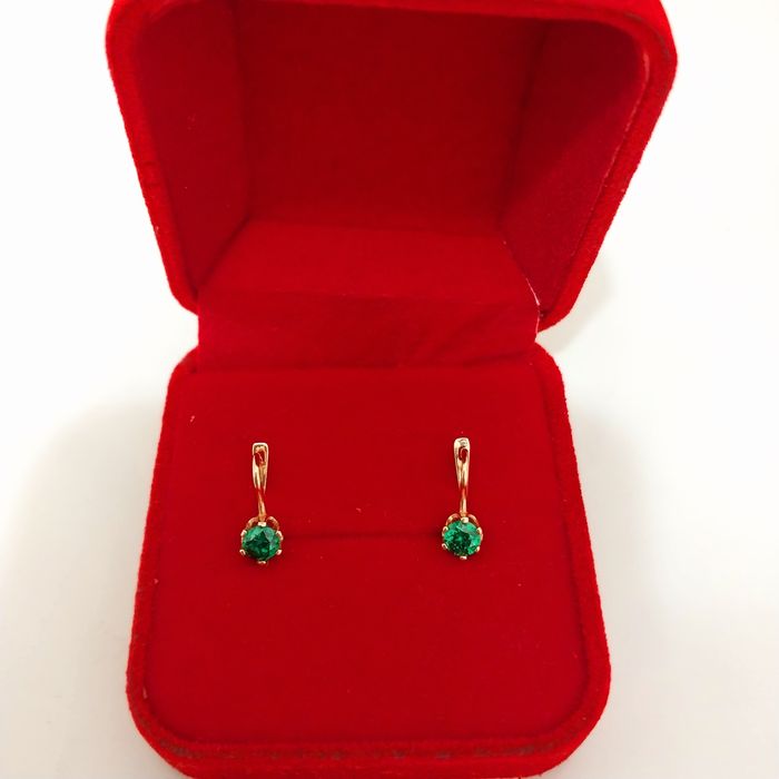 Детские золотые серьги