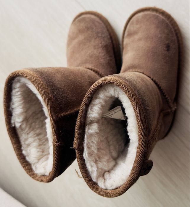 Ботуши за момиче с мериносова вълна, 24 номер