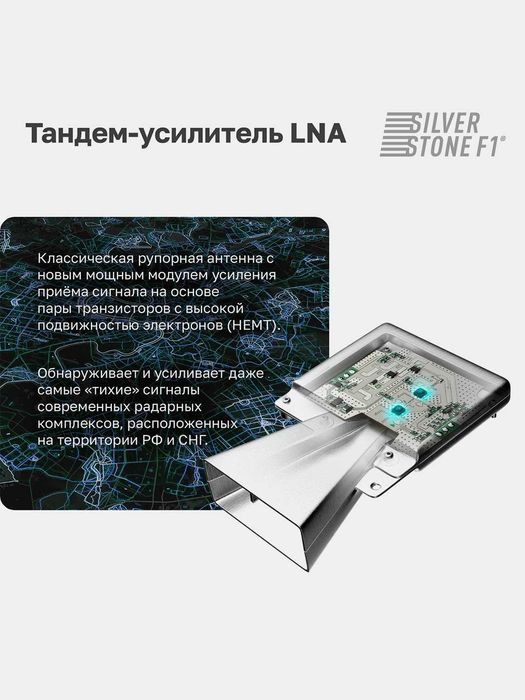 Радар-детектор SilverStone F1 DOPPLER PRO Wi-Fi