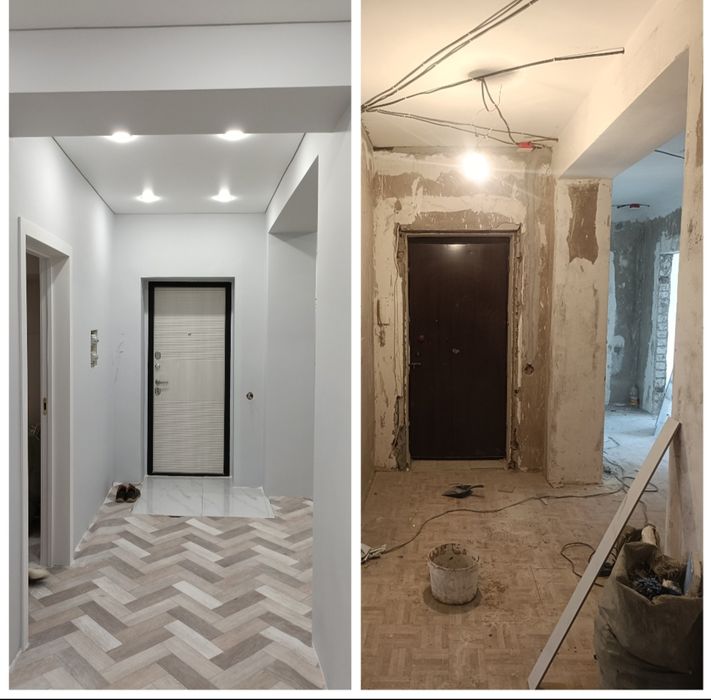 Покраска стен. Услуги маляров.