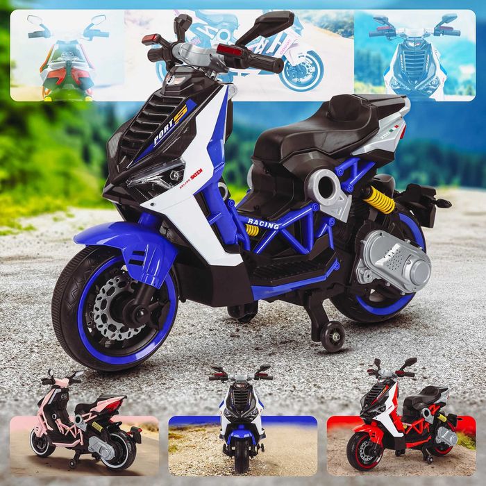 Акумулаторен MOTOR RIMINI V6RR 12V батерия,MP3 плейър