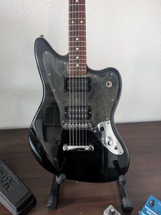 Fender Jaguar Blacktop Mexican modificat