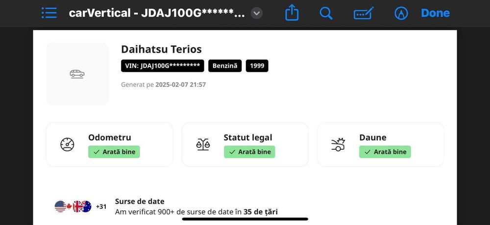 *Daihatsu Terios 1.3 4x4 – off-road / proiect*