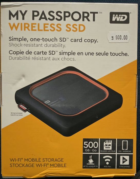 Router mobil My passport wireless (Hardisk SSD)