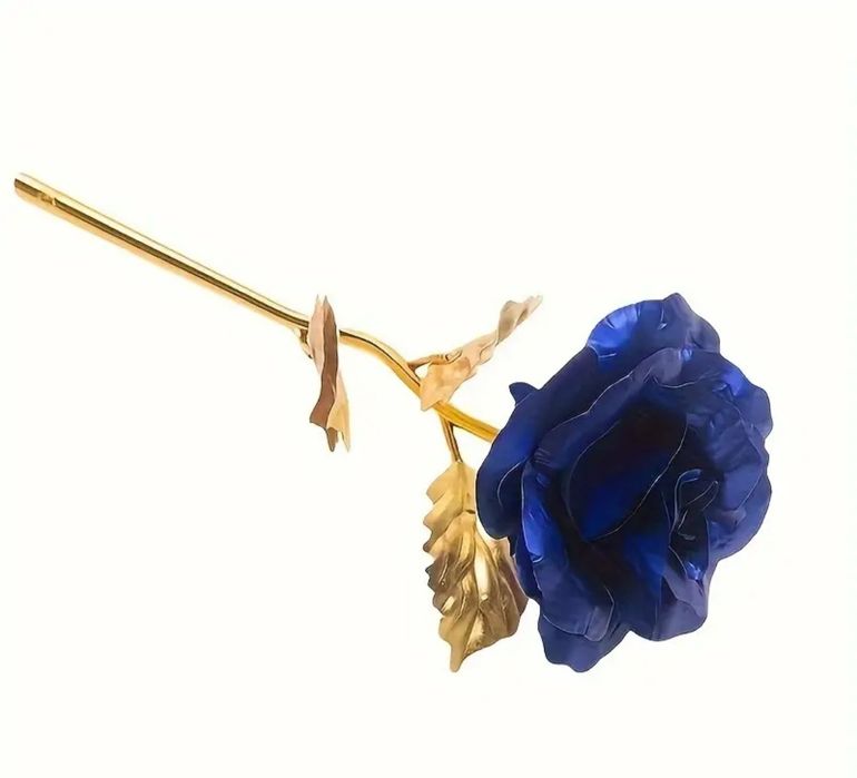 Златна роза със стойка