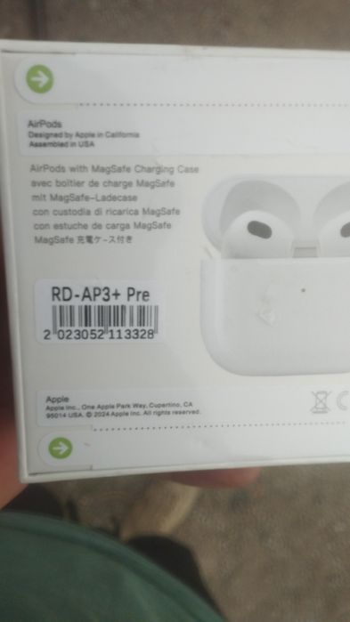 Эйрподс 3 MODE IN USA