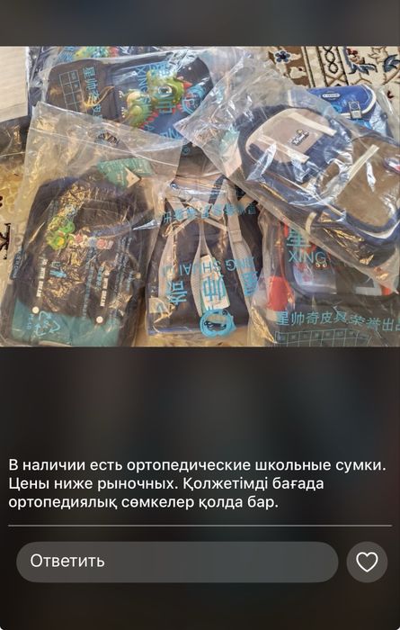 Сумка ер балаларга