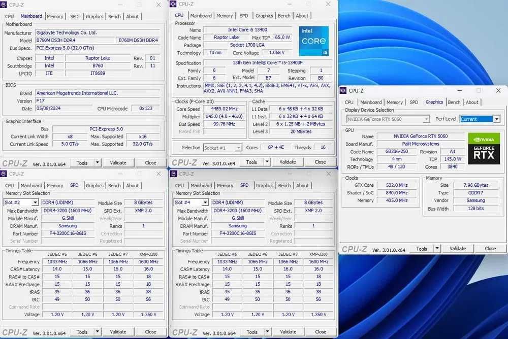 Мощный компьютер RTX5060