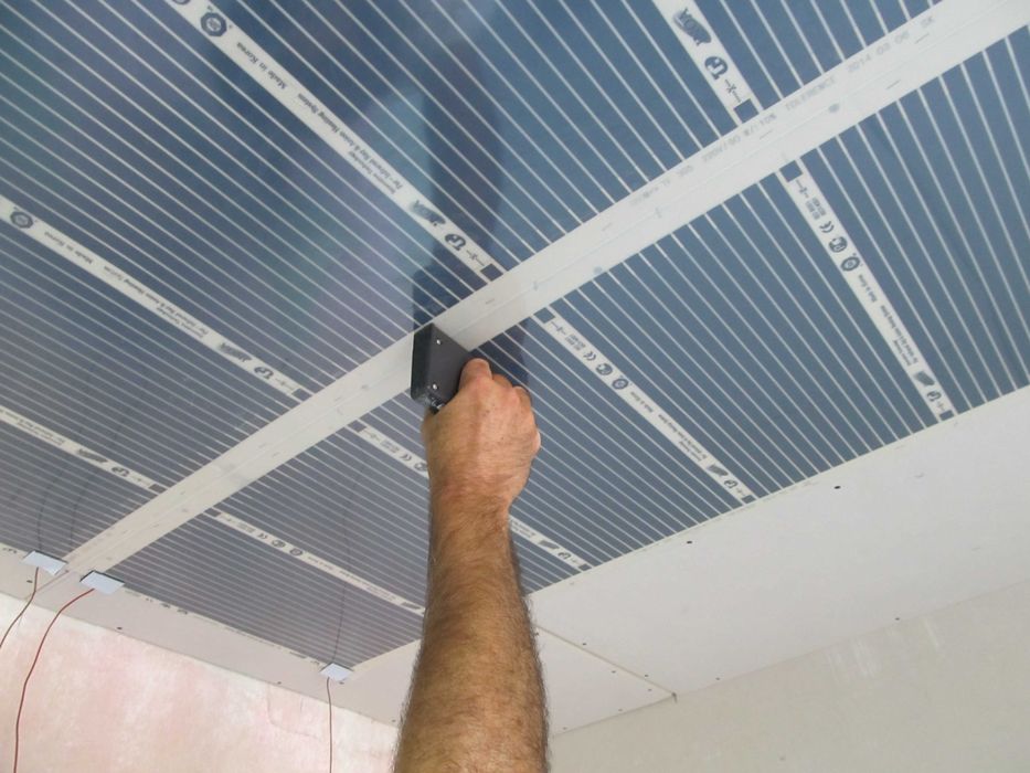 Инфрачервено подово отопление под ламинатни и дървени подове и таван ...