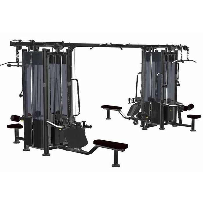 Кросоувър Станция с 8 работни места / Фитнес Уреди