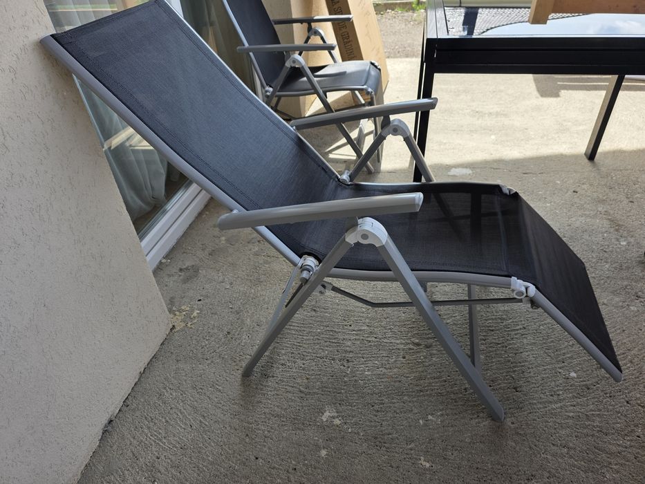 3x Scaune gradina rabatabile