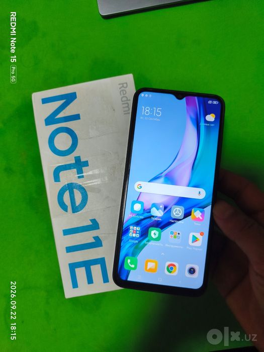 Redmi Note 11 E Ideal holatda. Naushnik sovgʻaga
