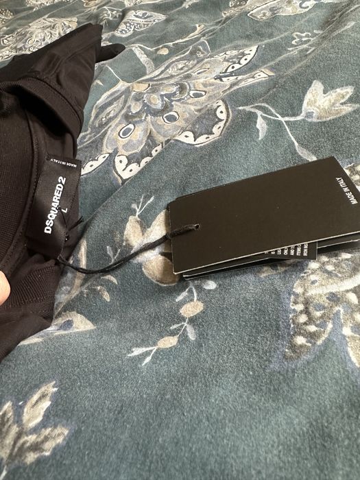 Dsquared2 черна тениска dsq2 icon dsquared dsq