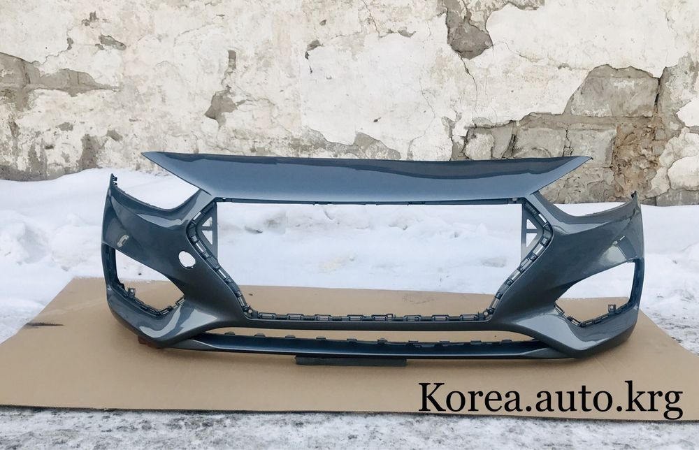 Бампер передний Серый HYUNDAI ACCENT 2017-20