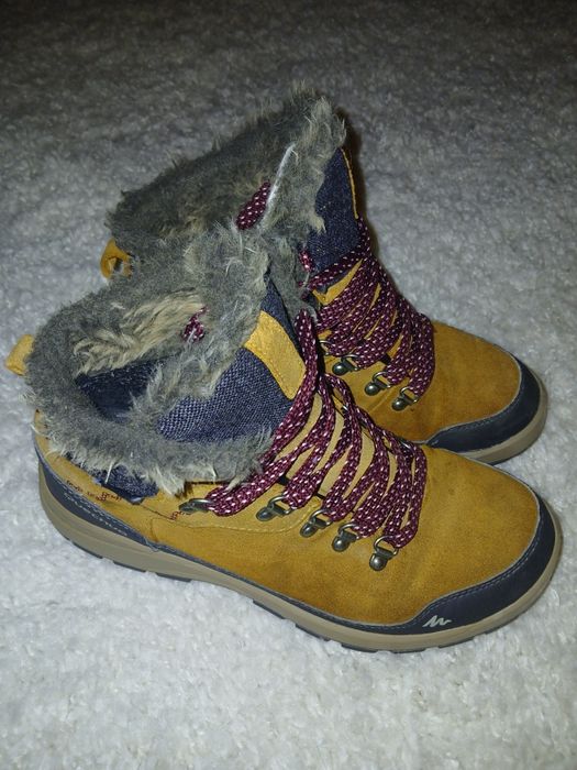 Туристически обувки естествена кожа Quachua 38