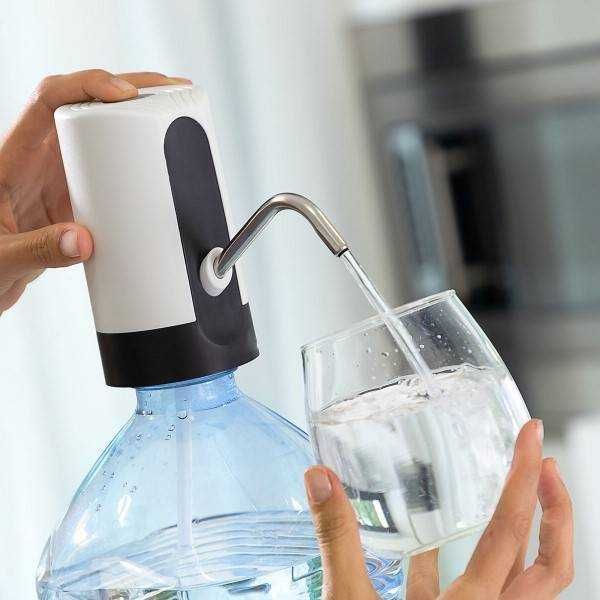 Dispenser bidon apa pentru sticle mari, reincarcabil USB 1200mAh