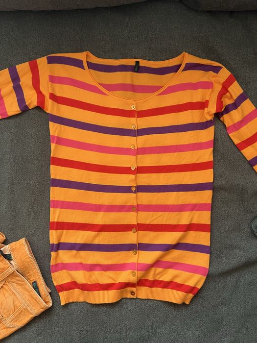Дънки и жилетка Benetton