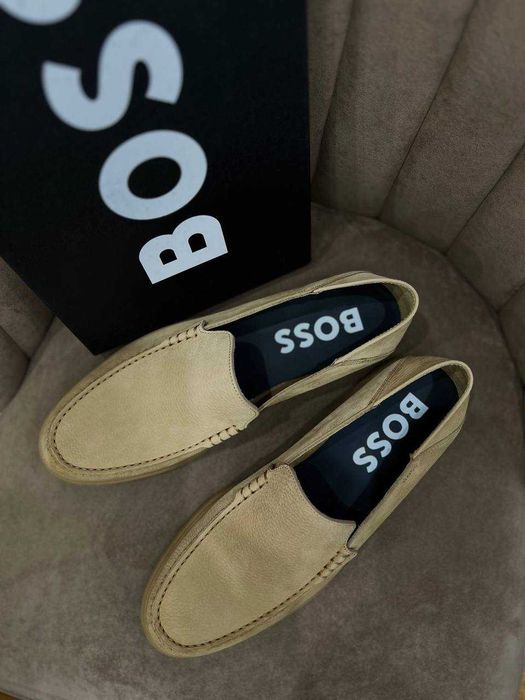 BOSS мужские лоферы из нубука Португалия РАЗМЕР 44