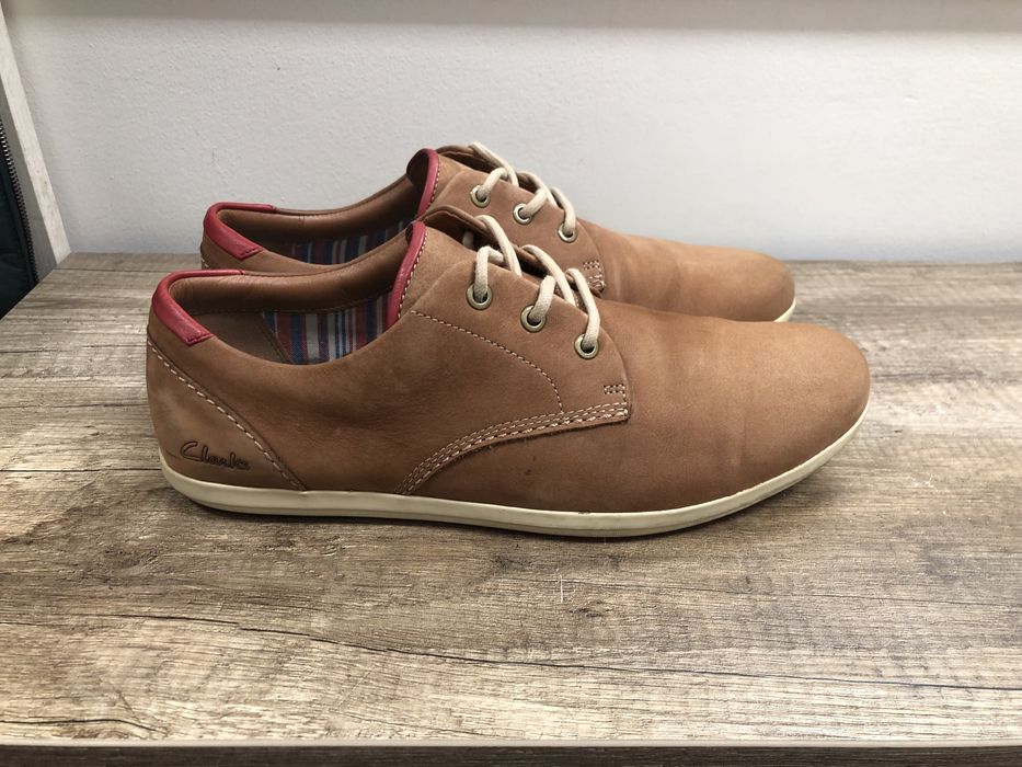 Обувки от естествен набук Clarks, номер 43