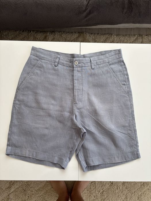 100% лен къси панталони Zara